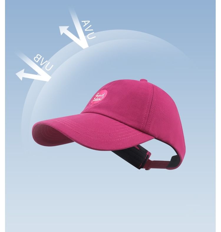 Top Baseball Lettering Open Cap Embroidered