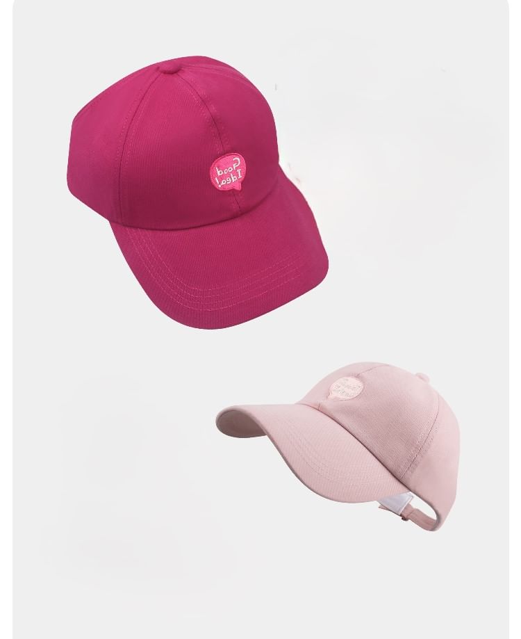 Top Baseball Lettering Open Cap Embroidered