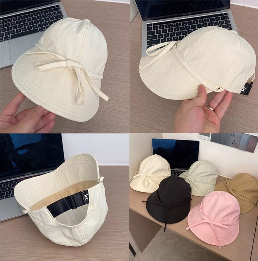 Hat Sun Plain Quick Bow Dry