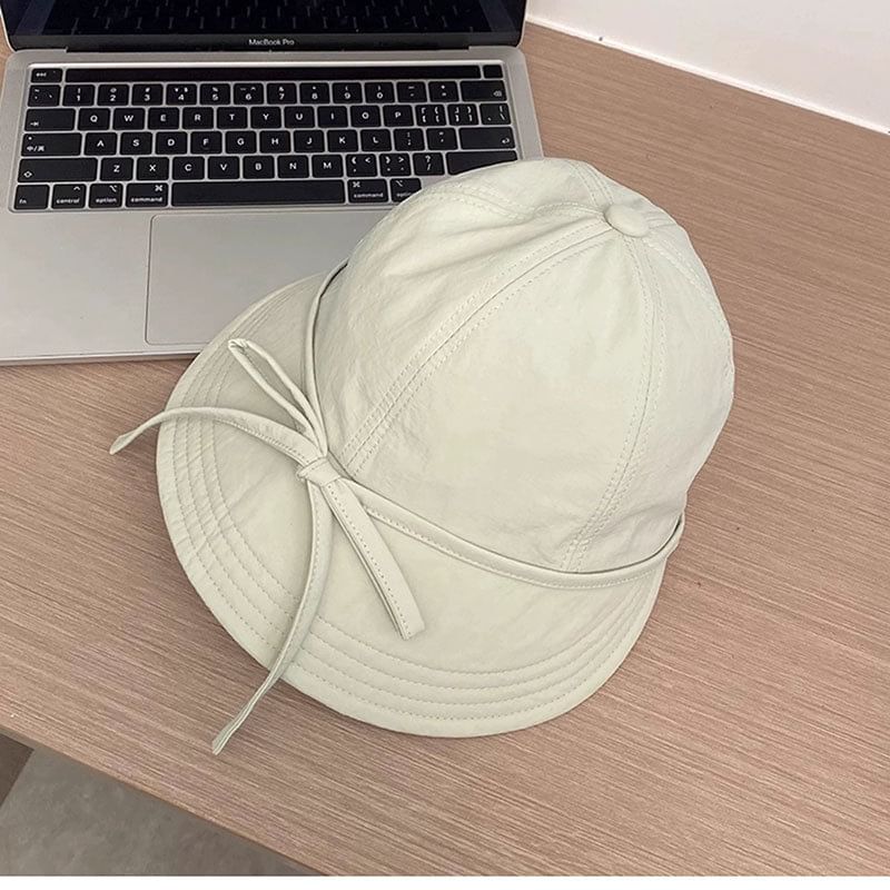 Hat Sun Plain Quick Bow Dry