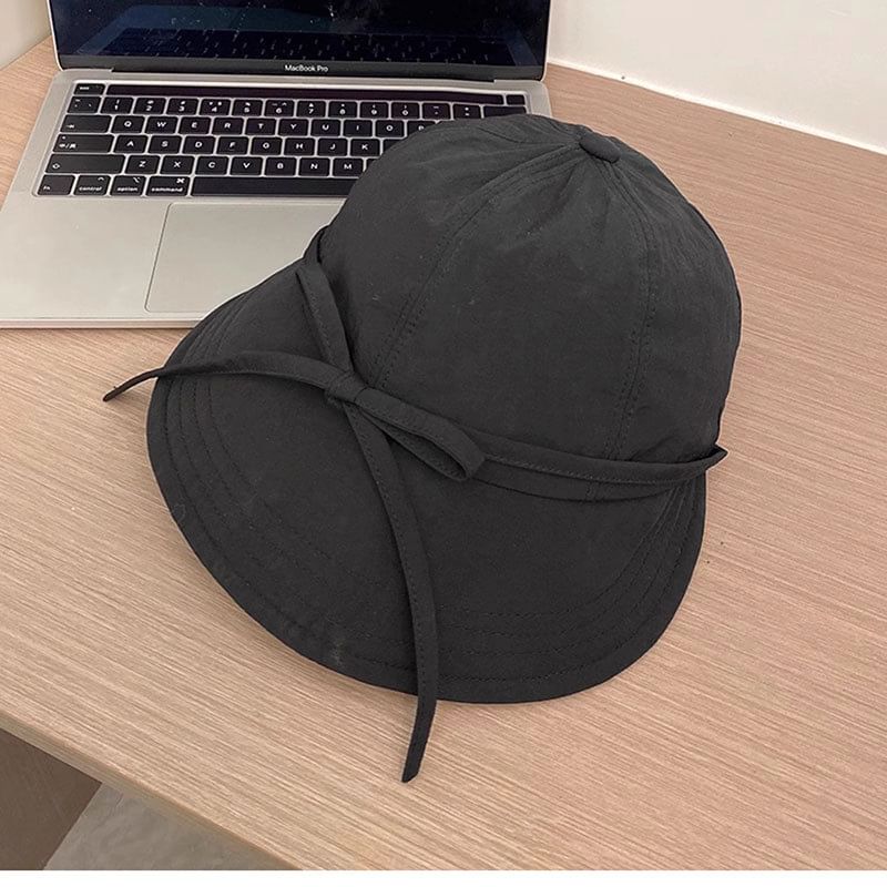 Hat Sun Plain Quick Bow Dry