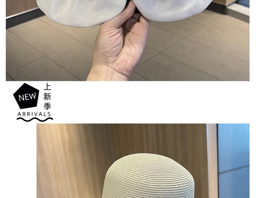 Straw Hat Bow Sun