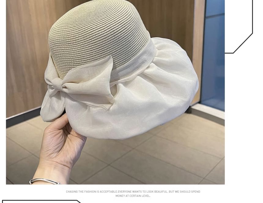 Straw Hat Bow Sun
