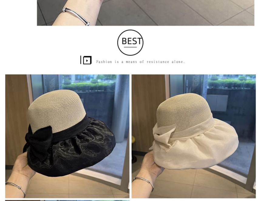 Straw Hat Bow Sun