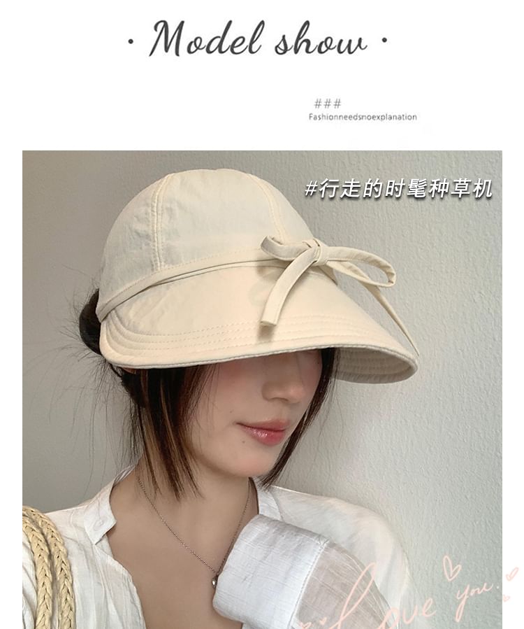 Bow Cap Wide Brim