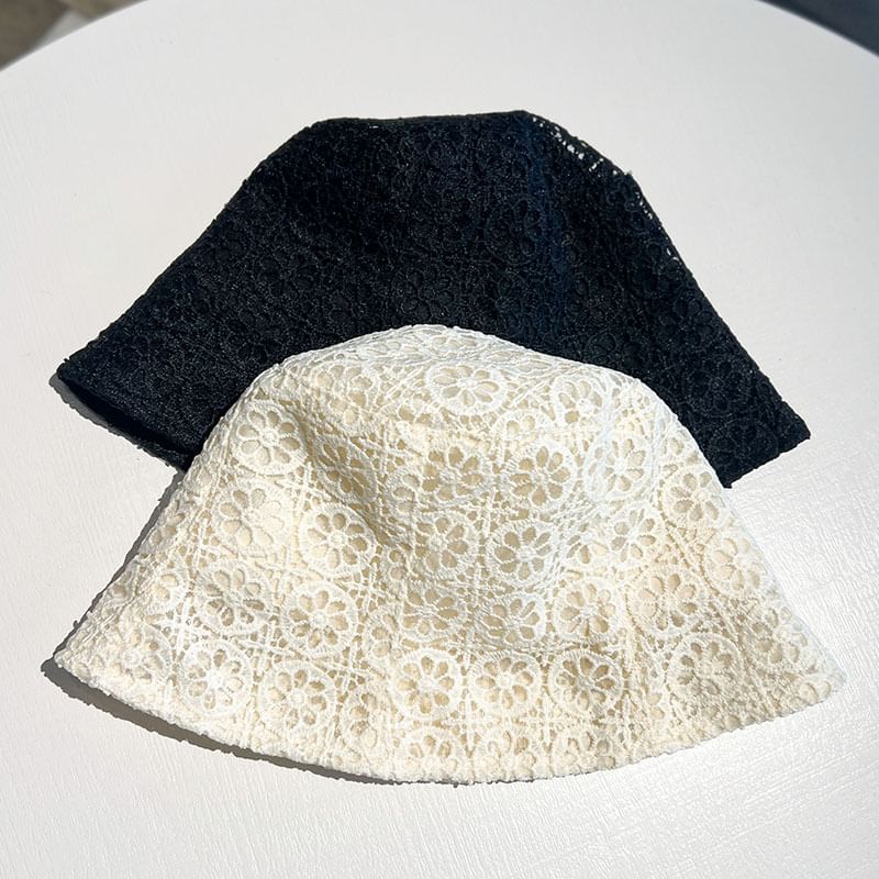 Lace Hat Bucket Plain