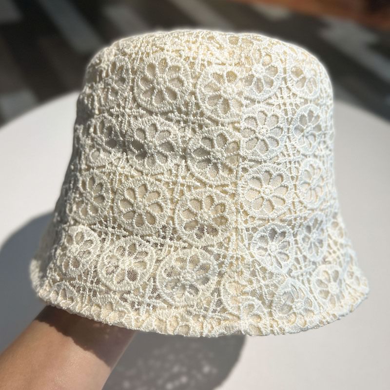 Lace Hat Bucket Plain