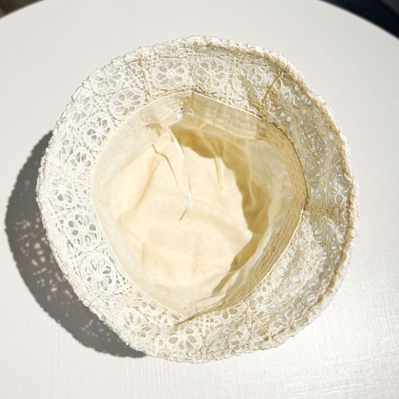 Lace Hat Bucket Plain