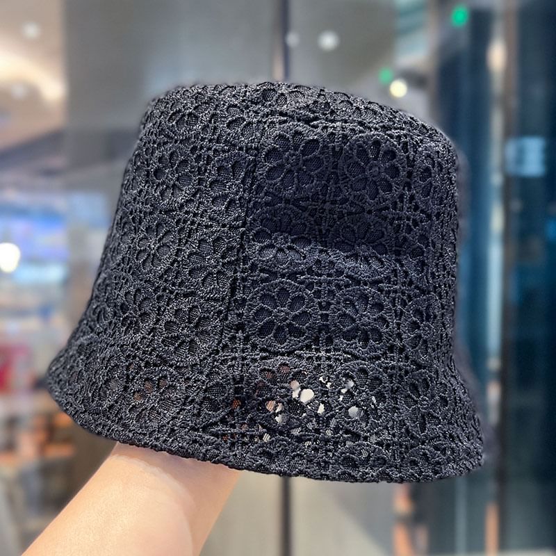 Lace Hat Bucket Plain