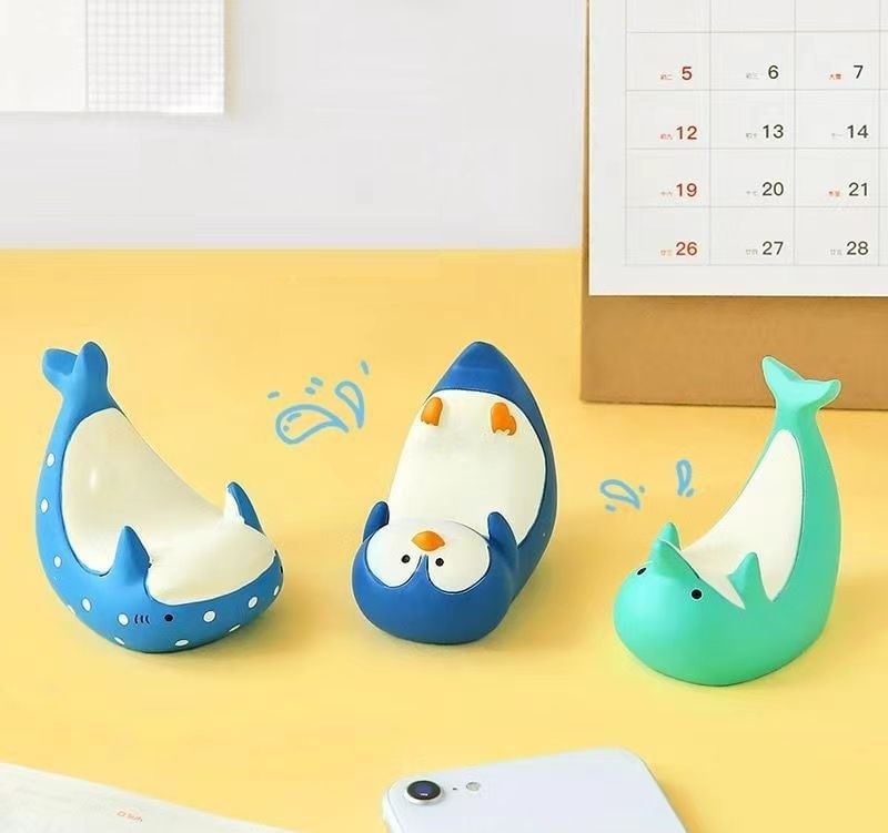 Dolphin / Penguin / Shark Phone Holder (Various Designs)