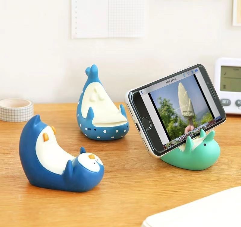 Dolphin / Penguin / Shark Phone Holder (Various Designs)
