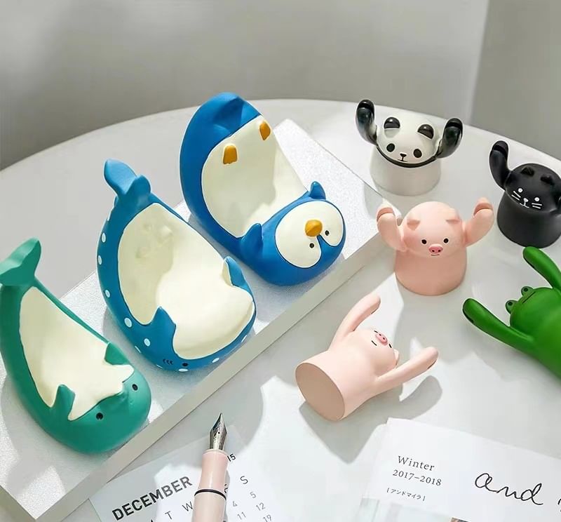 Dolphin / Penguin / Shark Phone Holder (Various Designs)