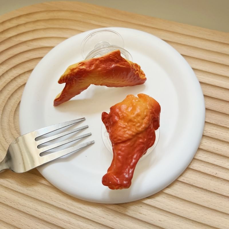 Chicken Drumstick Wing Stand Phone (Various Desktop / Plastic