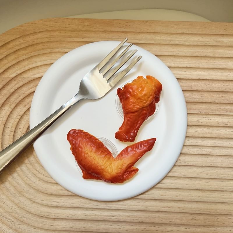Chicken Drumstick Wing Stand Phone (Various Desktop / Plastic