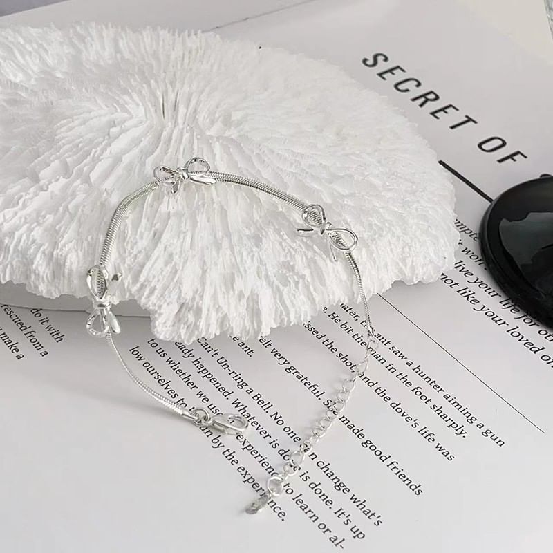 Bracelet Choker / Alloy Bow