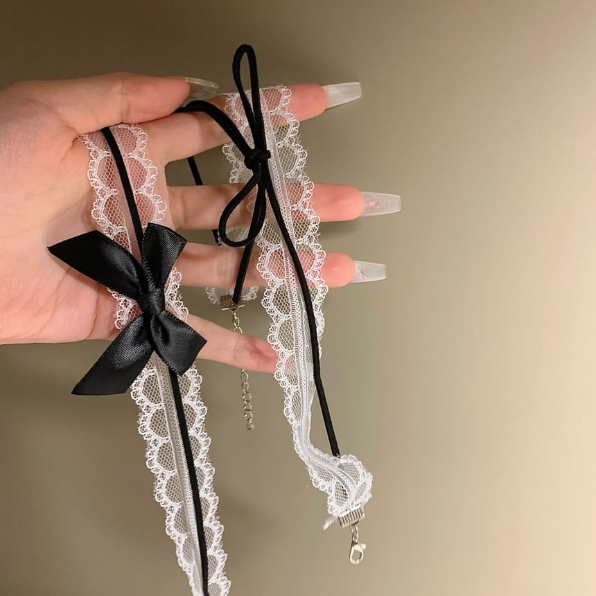 Bow Lace Choker