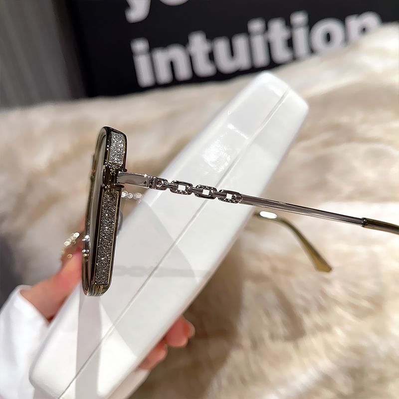 Polarized Square Frame Sunglasses