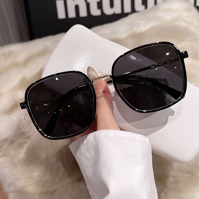 Polarized Square Frame Sunglasses
