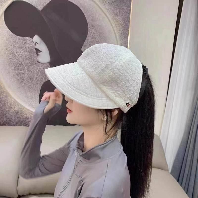 Plain Top Open Hat Textured