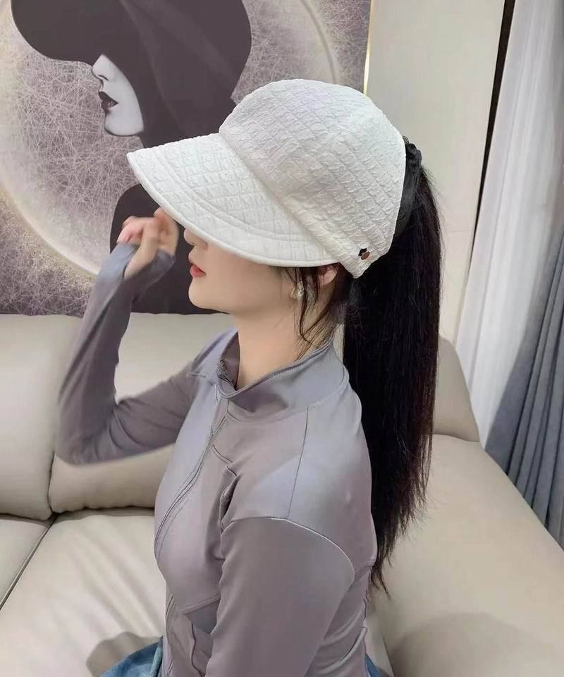 Plain Top Open Hat Textured