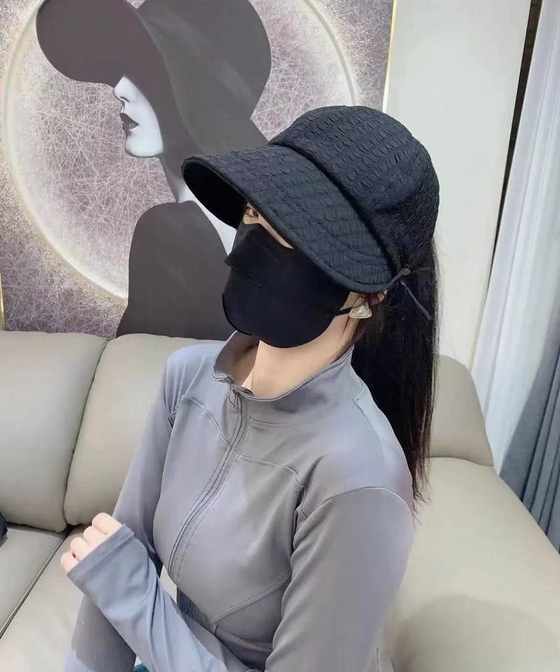Plain Top Open Hat Textured