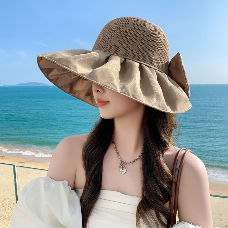 Ruched Hat Sun Patterned