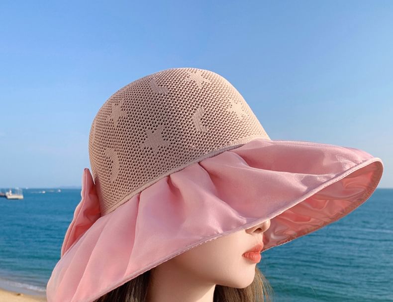 Ruched Hat Sun Patterned