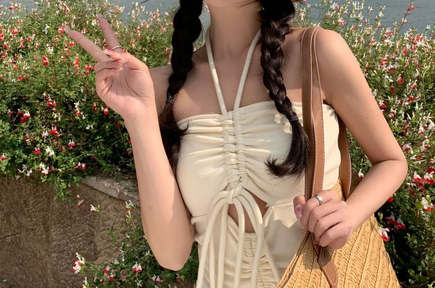 Straw Embroidered Bow Sun Hat