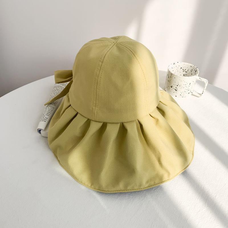 Hat Plain Ruched Sun