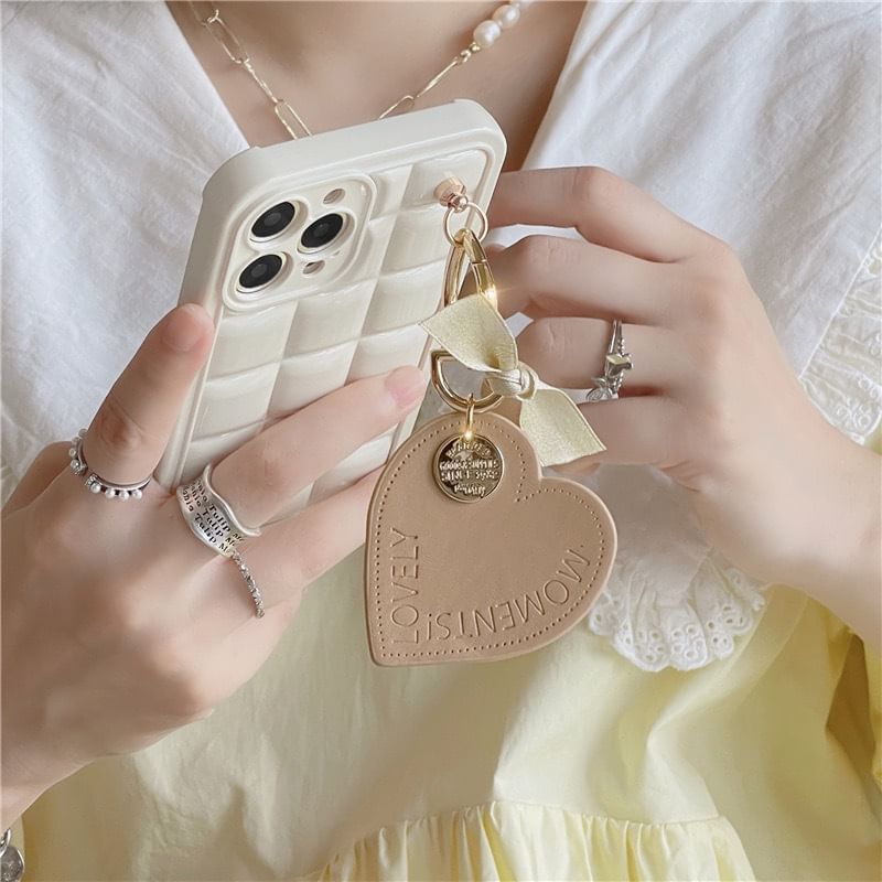 Case Phone Heart Charm
