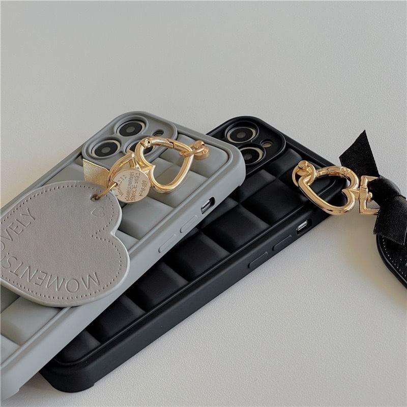 Case Phone Heart Charm