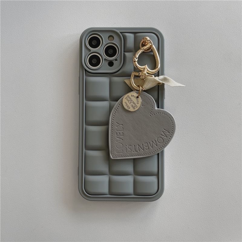 Case Phone Heart Charm