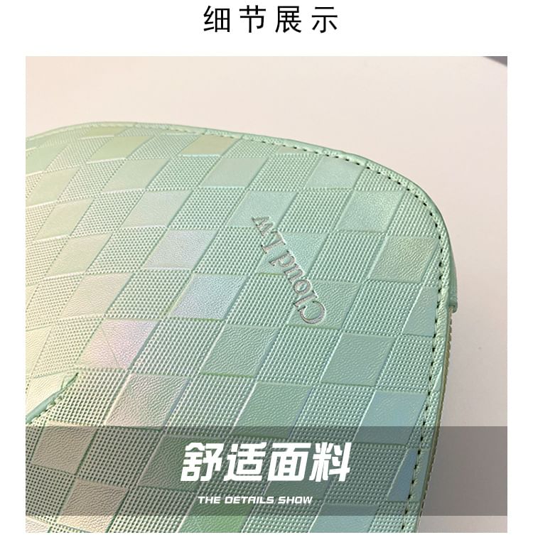 Faux Leather Heart Crossbody Bag Shape