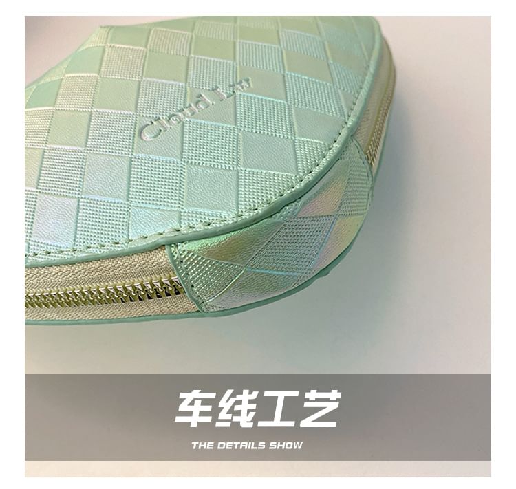 Faux Leather Heart Crossbody Bag Shape