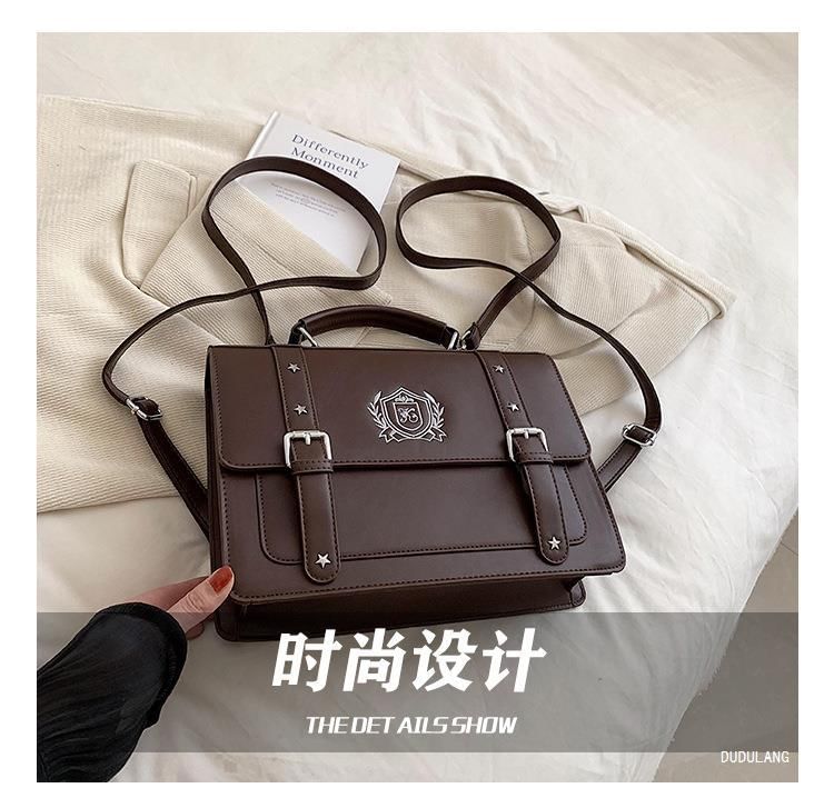 Backpack Faux Embroidered Studded Satchel Leather