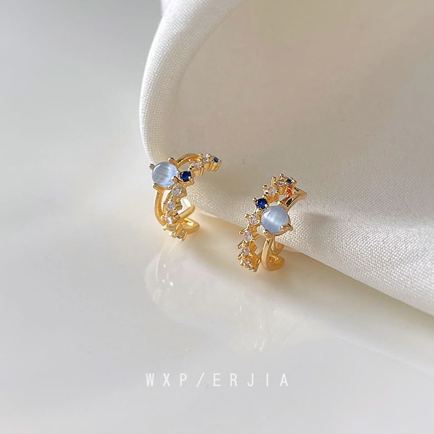 Cuff Layered Ear Rhinestone Alloy