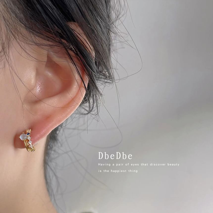 Cuff Layered Ear Rhinestone Alloy