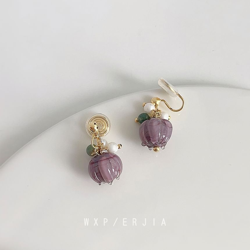 Ear Gemstone Pearl Cuff Alloy Faux