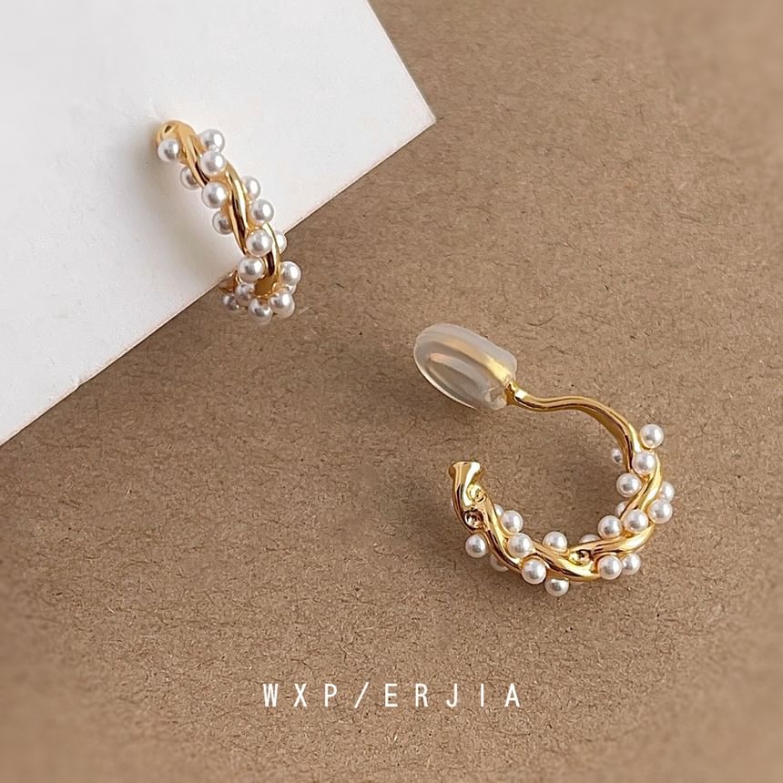 Cuff Faux Alloy Ear Pearl