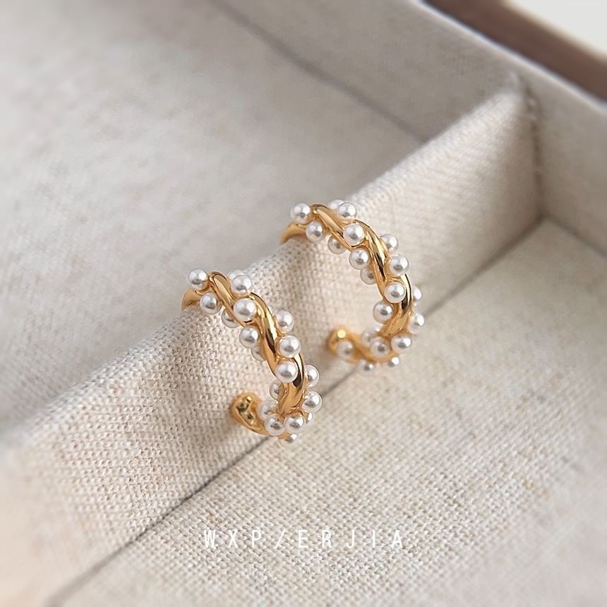 Cuff Faux Alloy Ear Pearl