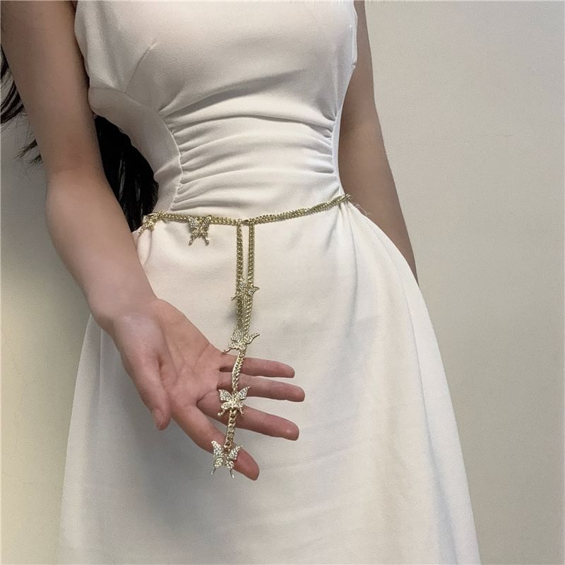 Chain Butterfly Alloy Waist
