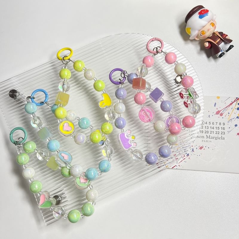 Bead Strap Phone (Various Designs) Acrylic