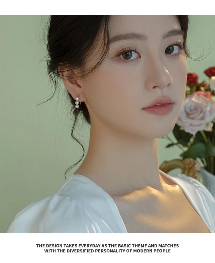 Pearl Faux Drop Earring