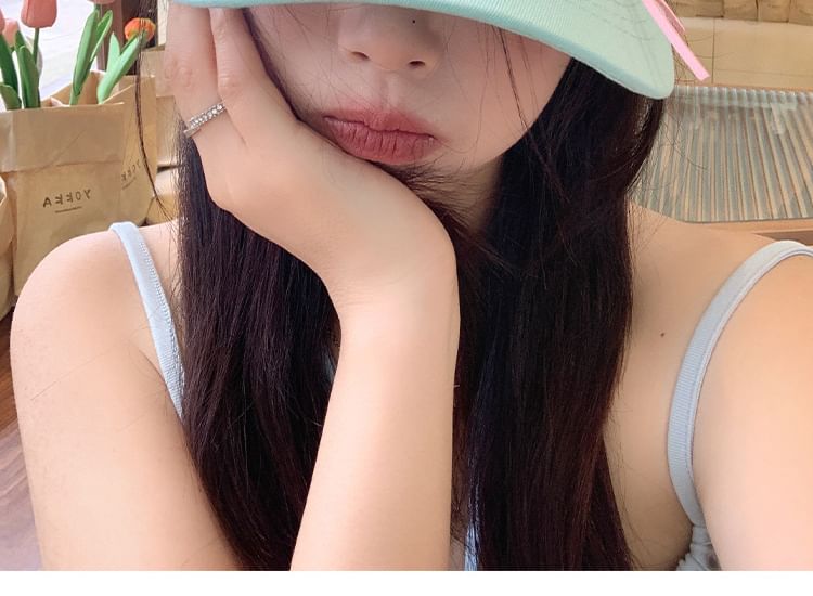 Baseball Cap Heart Applique