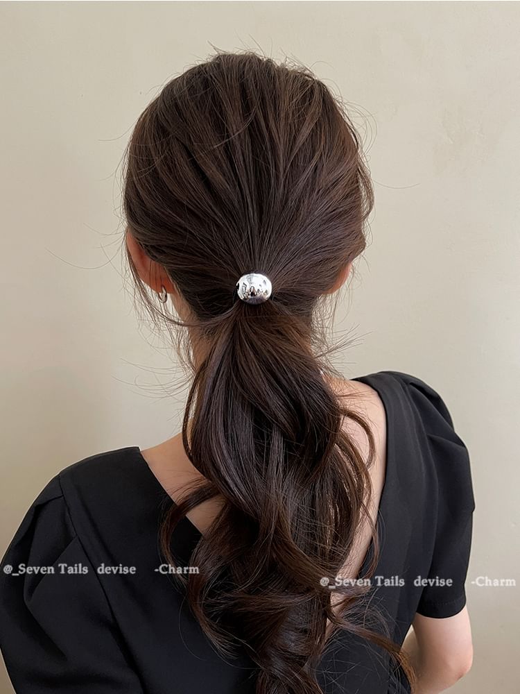 Alloy Bead Hair Tie / Set