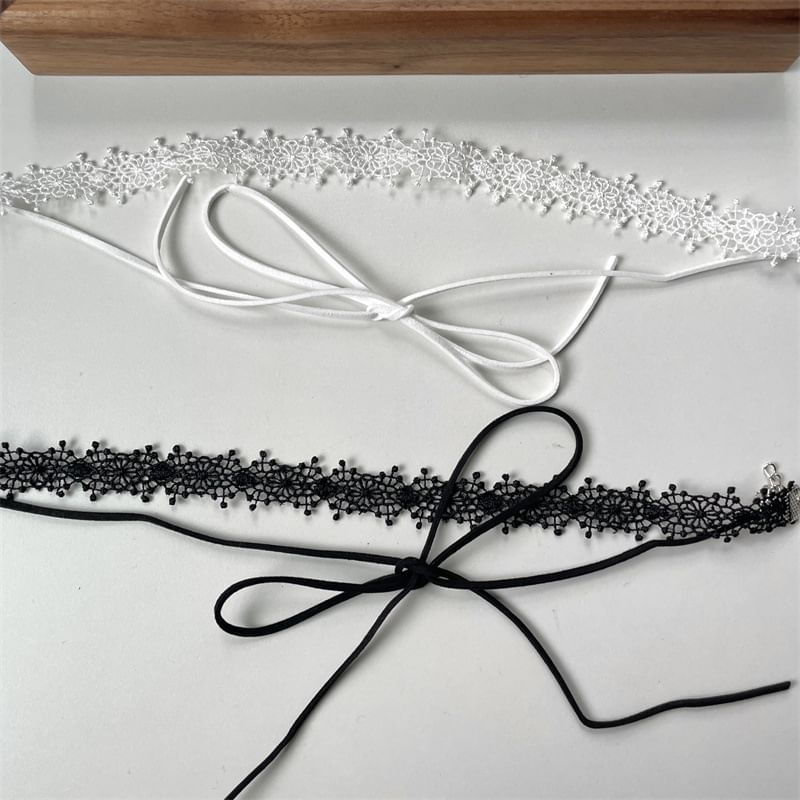 Lace Black Choker Necklace