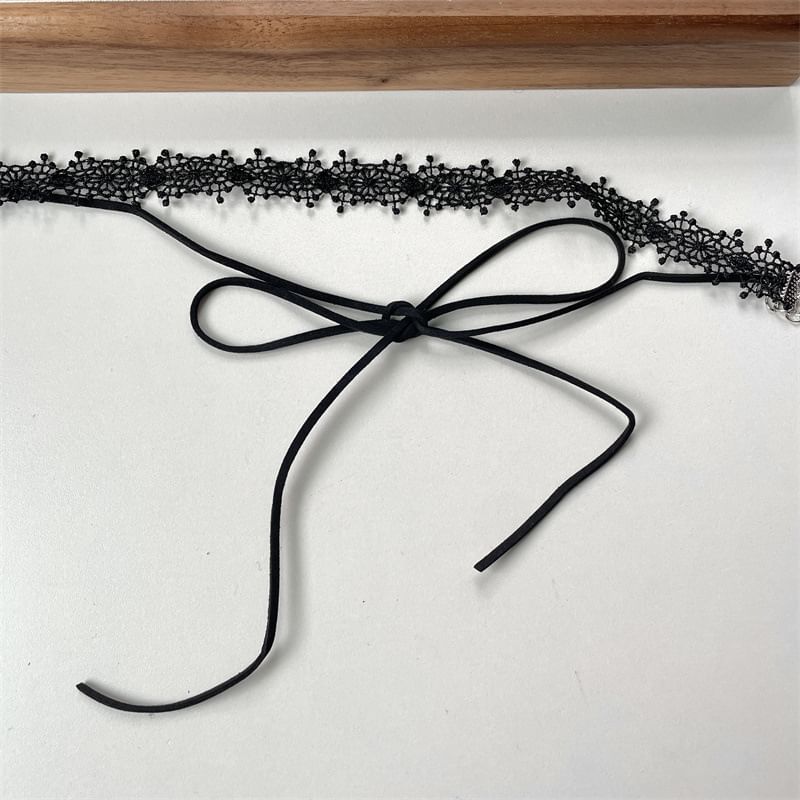 Lace Black Choker Necklace