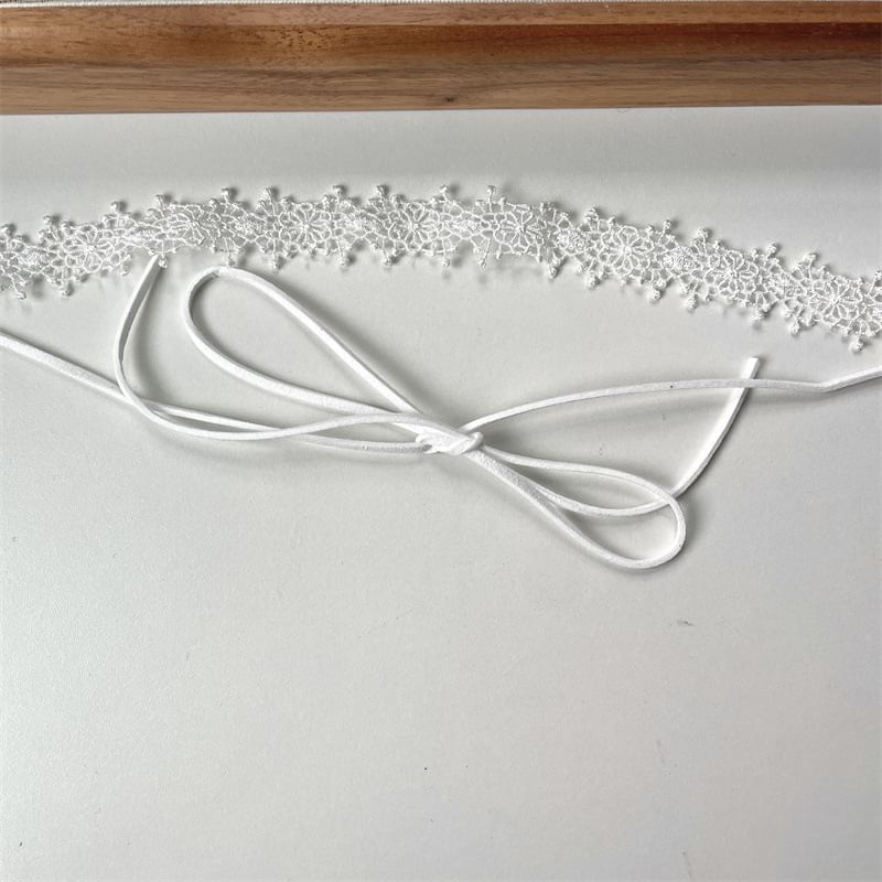 Lace Black Choker Necklace