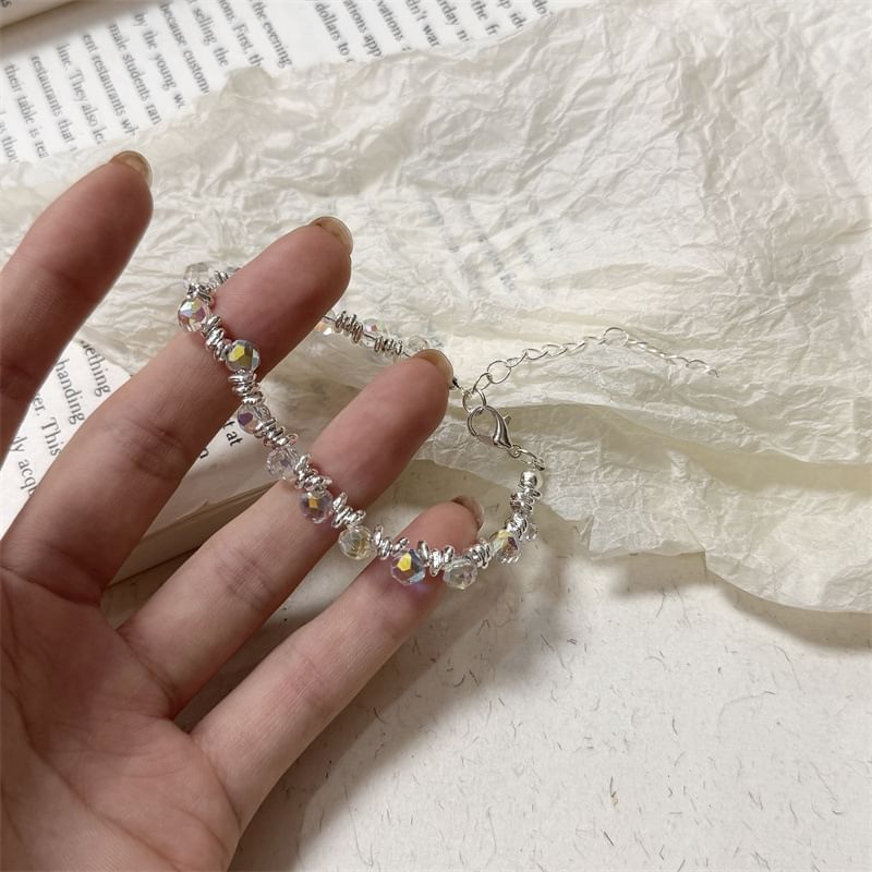 Crystal Alloy Faux Bracelet