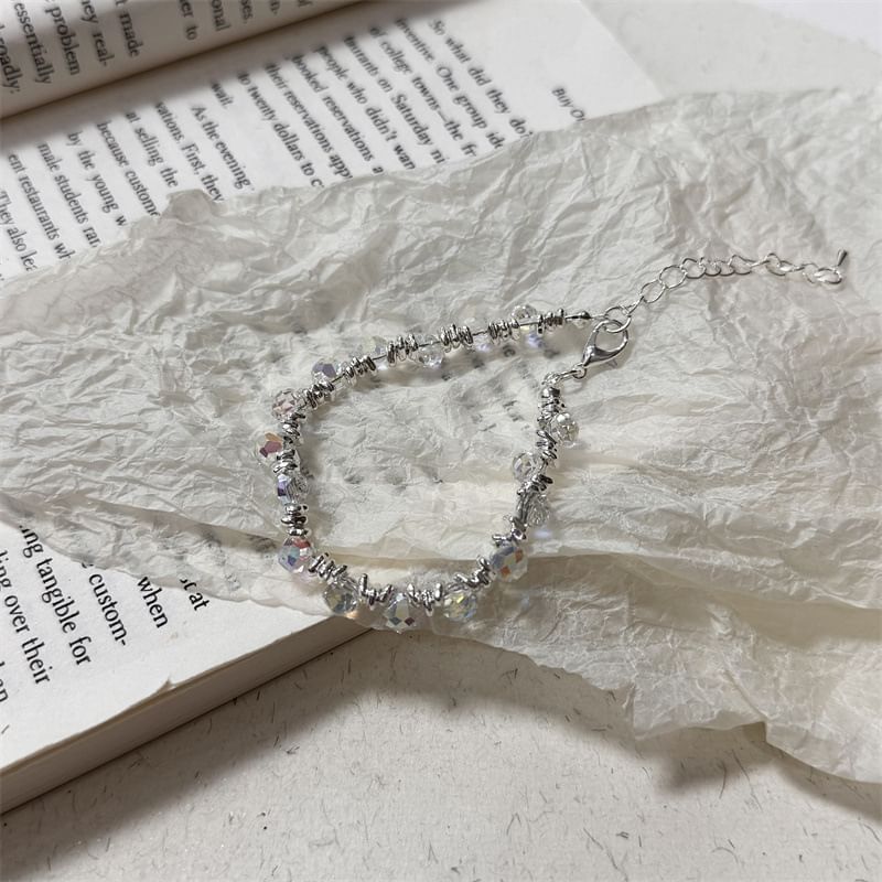 Crystal Alloy Faux Bracelet